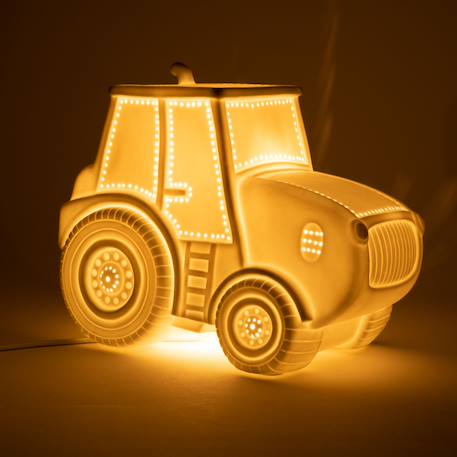 Lampe tracteur  he en porcelaine 22 Blanc 2 - vertbaudet enfant 