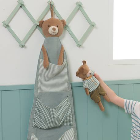 Rangement mural ourson Bleu 3 - vertbaudet enfant 