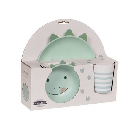 Coffret déjeuner   dino Vert 2 - vertbaudet enfant 