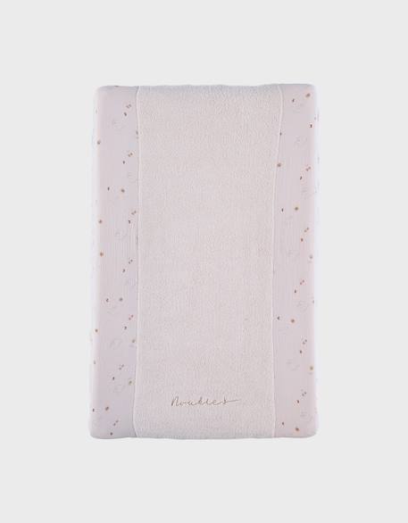 Matelas à langer avec housse éponge et mousseline Beige 2 - vertbaudet enfant 