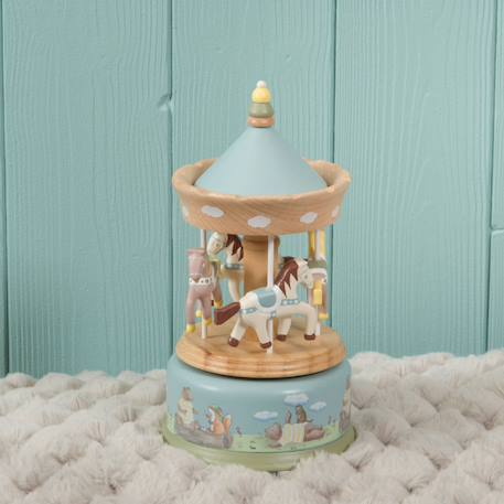 Carrousel leonard le renard Bleu 3 - vertbaudet enfant 