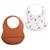 Lot de 2 bavoirs champignons Marron 1 - vertbaudet enfant 