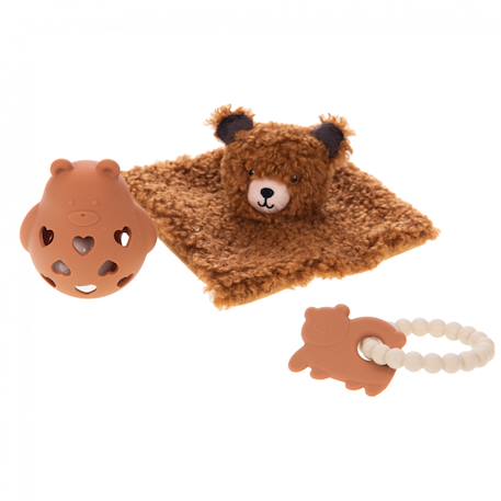 Coffret éveil ourson Marron 2 - vertbaudet enfant 