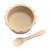 Mon coffret repas beige en silicone Beige 1 - vertbaudet enfant 