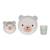 Coffret déjeuner   ours Blanc 1 - vertbaudet enfant 