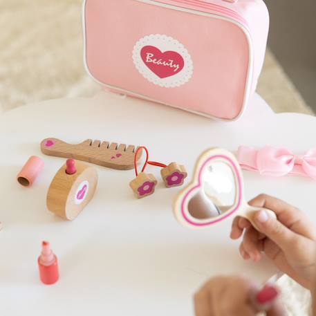 Set de beauté en bois Rose 4 - vertbaudet enfant 