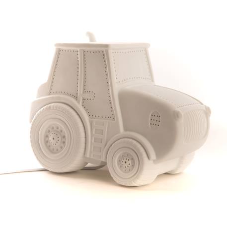 Lampe tracteur  he en porcelaine 22 Blanc 1 - vertbaudet enfant 