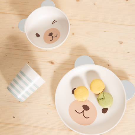 Coffret déjeuner   ours Blanc 3 - vertbaudet enfant 