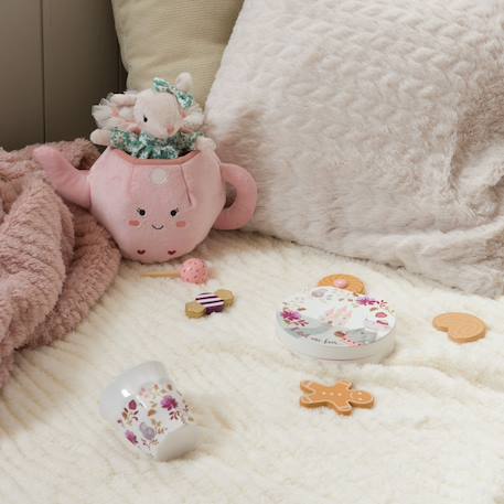 Peluche lili la souris dans sa théière Rose 3 - vertbaudet enfant 
