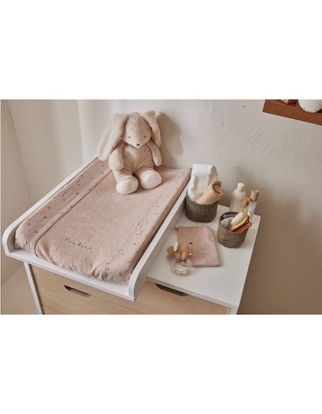 Matelas à langer avec housse éponge et mousseline Beige 4 - vertbaudet enfant 