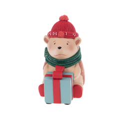 Linge de maison et décoration-Décoration-Tirelire hérisson noël