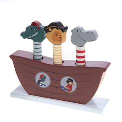 Jouet-Jeux éducatifs-Puzzles-Jeu pop up bondissant pirate