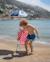Chaise enfant pliable avec parasol upf50 Multicolore+Violet 5 - vertbaudet enfant 