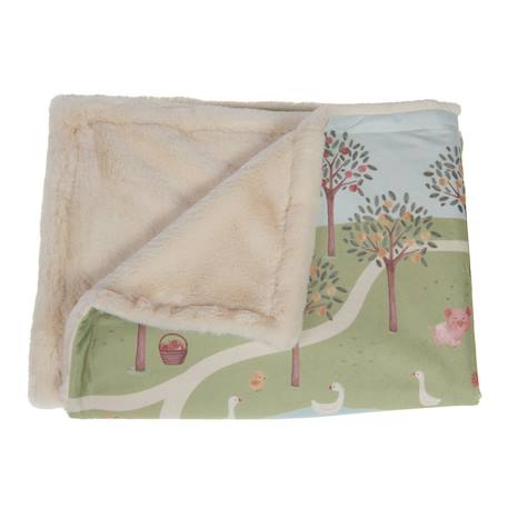 Plaid campagne 005 Vert 2 - vertbaudet enfant 