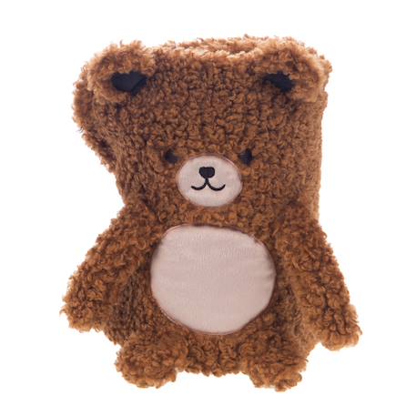 Plaid gaston l'ourson 005 Marron 1 - vertbaudet enfant 