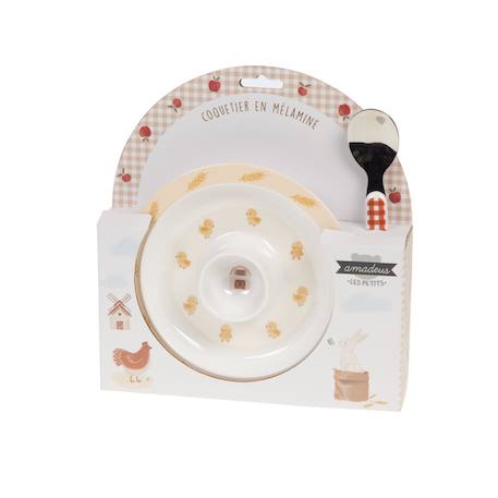 Coffret coquetier justin Jaune 1 - vertbaudet enfant 