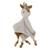 Doudou plat biche Marron 2 - vertbaudet enfant 