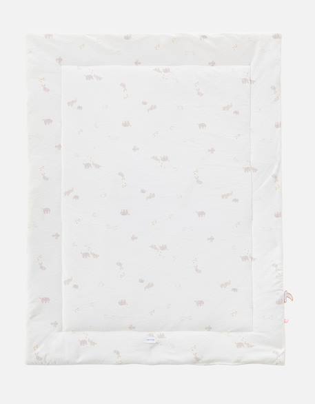 Couverture en veloudoux® - bali et moka Ecru 3 - vertbaudet enfant 