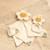 Doudou fleur marguerite Beige 4 - vertbaudet enfant 