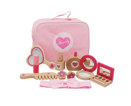 Set de beauté en bois Rose 1 - vertbaudet enfant 