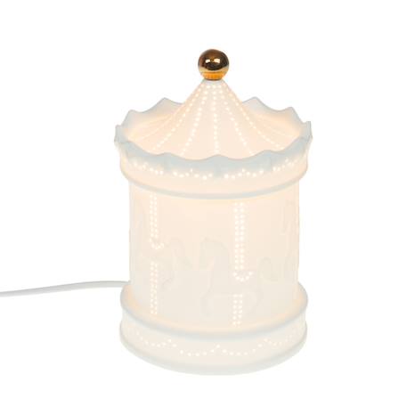 Lampe carrousel   he en porcelaine 2 Blanc 1 - vertbaudet enfant 