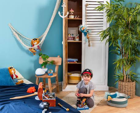 Peluche balthazar le pirate Multicolore 3 - vertbaudet enfant 