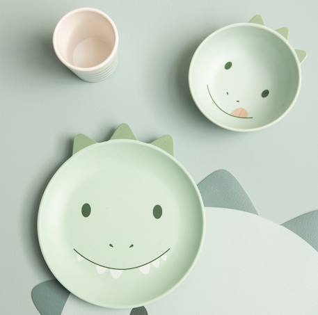 Coffret déjeuner   dino Vert 3 - vertbaudet enfant 