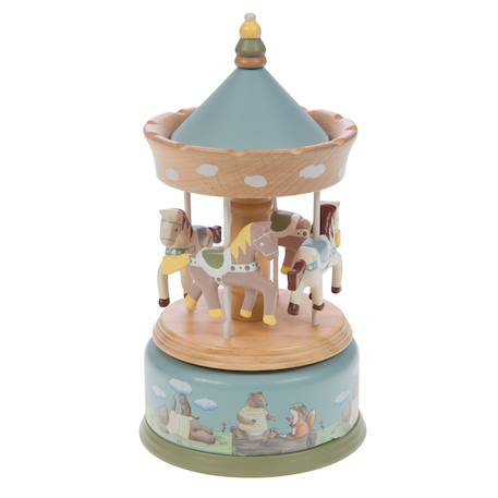 Carrousel leonard le renard Bleu 1 - vertbaudet enfant 
