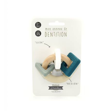 Anneau de dentition   et vert Bleu 3 - vertbaudet enfant 