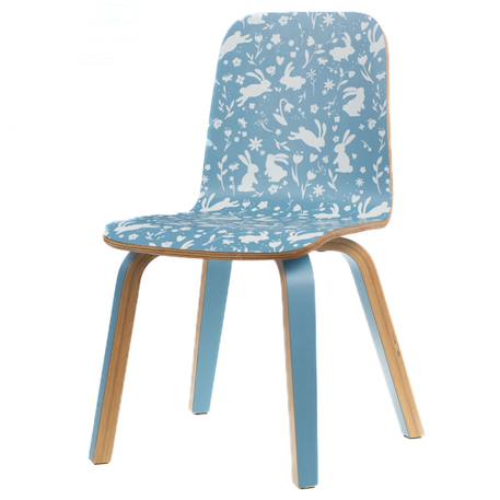 Chaise enfant  lapin (lot de 2) Bleu 1 - vertbaudet enfant 
