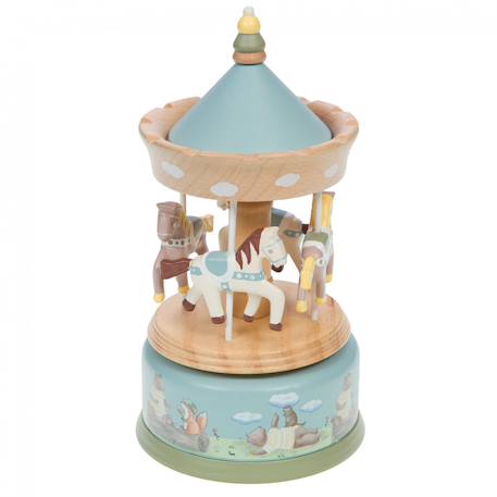 Carrousel leonard le renard Bleu 2 - vertbaudet enfant 