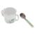 Set goûter enfant tasse et cuillère Blanc 2 - vertbaudet enfant 