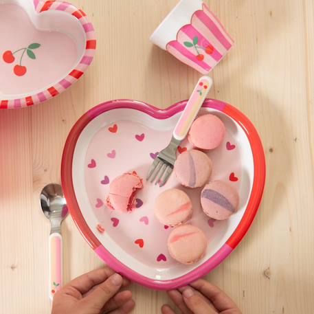 Coffret déjeuner 5  cœur Rose 2 - vertbaudet enfant 