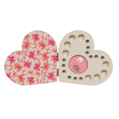 Boite à dents de lait cœur Beige 2 - vertbaudet enfant 