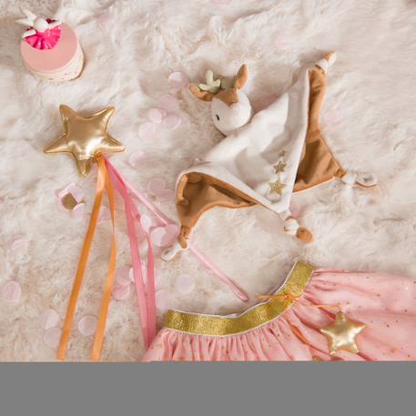 Doudou plat biche Marron 3 - vertbaudet enfant 