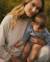 Sweat de grossesse et d'allaitement enzo Beige+Marine 1 - vertbaudet enfant 