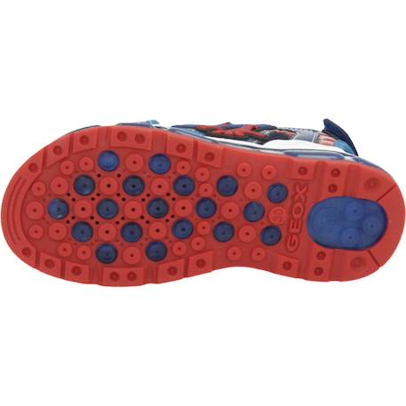 Sandales en cuir  à scratch Marine royal 6 - vertbaudet enfant 