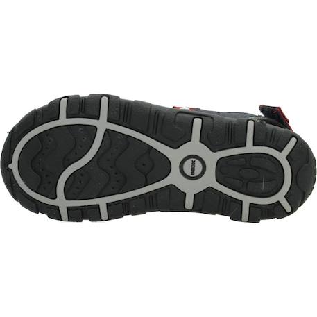 Sandales  velours  à scratch Marine rouge 6 - vertbaudet enfant 