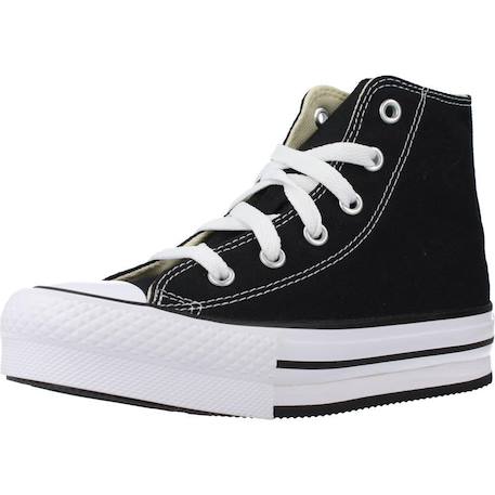 Basket montante chuck taylor all star eva lift - confort optimisé junior Noir 4 - vertbaudet enfant 