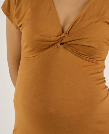 Top de maternité et d'allaitement celia Cumin+Naturel 6 - vertbaudet enfant 