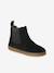 Boots fille cuir zippées beige+bronze+cacao+jaune d'or+marine+marron+noir+vert+vieux rose 33 - vertbaudet enfant 