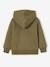 Sweat zippé à capuche garçon kaki+marine 4 - vertbaudet enfant 