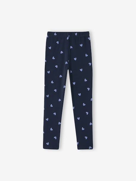 Legging fille imprimé bleu+encre+mauve+rose imprimé+vert amande+vert d'eau+vert imprimé 3 - vertbaudet enfant 