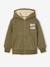 Sweat zippé à capuche garçon kaki+marine 3 - vertbaudet enfant 