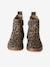 Boots fille cuir zippées beige+bronze+cacao+jaune d'or+marine+marron+noir+vert+vieux rose 15 - vertbaudet enfant 