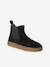 Boots enfant fille cuir zippées camel+marine+noir+or 12 - vertbaudet enfant 