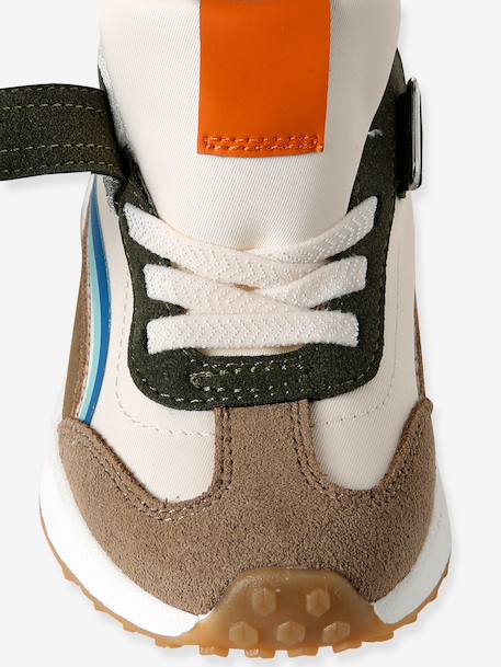 Baskets enfant garçon synthétique à scratchs bleu imprimé+kaki+lot beige+lot bleu 13 - vertbaudet enfant 