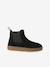 Boots enfant fille cuir zippées camel+marine+noir+or 13 - vertbaudet enfant 