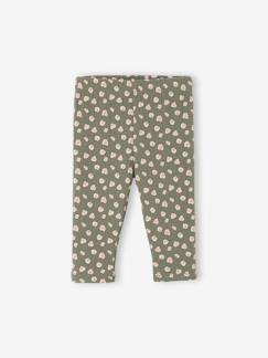 Bébé-Pantalon, jean-Legging bébé léopard en maille côtelée