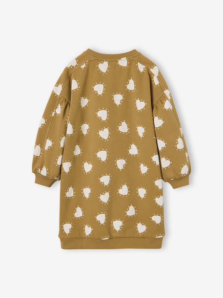 Robe courte fille écru+olive 6 - vertbaudet enfant 
